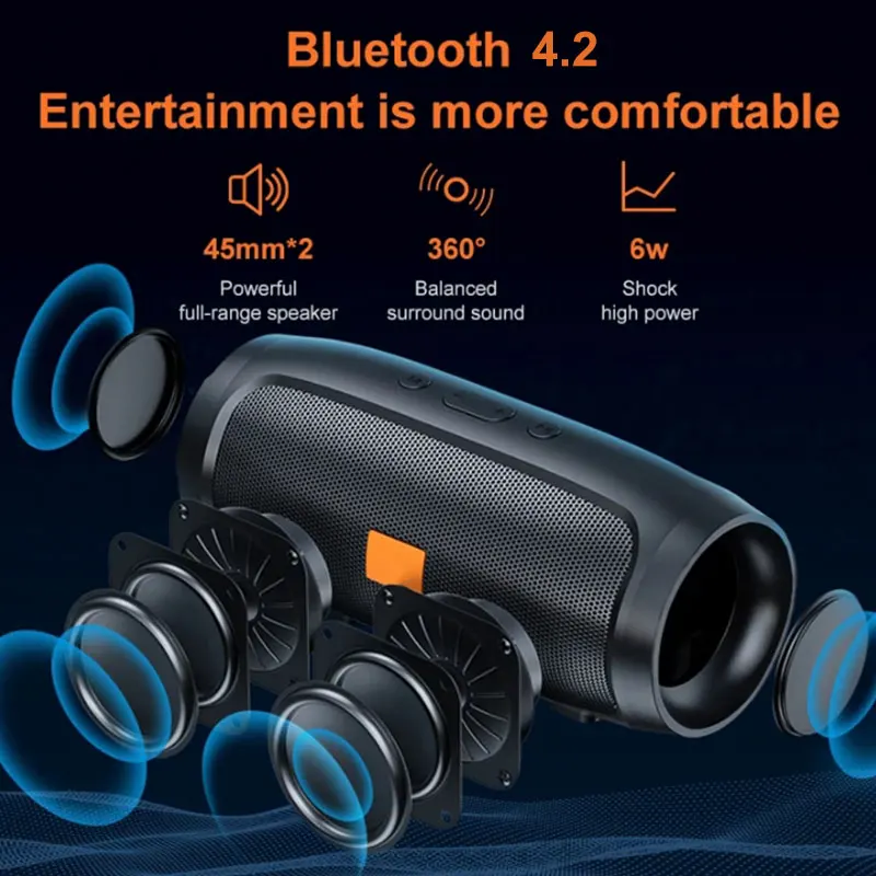 TF USB Bluetooth Speaker Dual  - огляд і ціна Jbl Speaker Flip 6