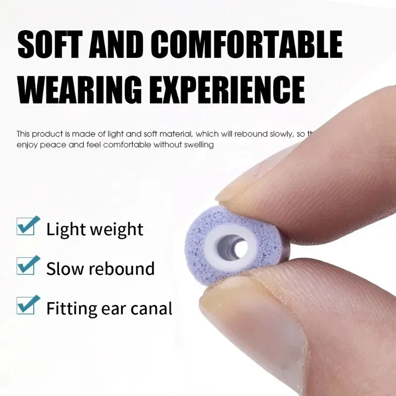 1-3Pairs Memory Foam Eartips f - огляд і ціна Earphone Foam Tip